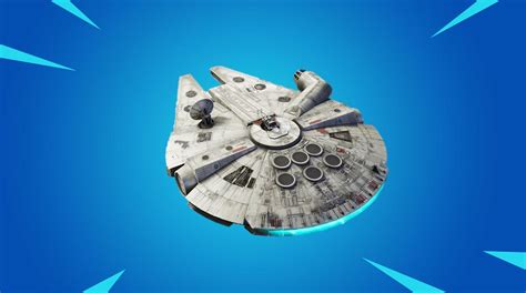 millennium falcon fortnite glider.